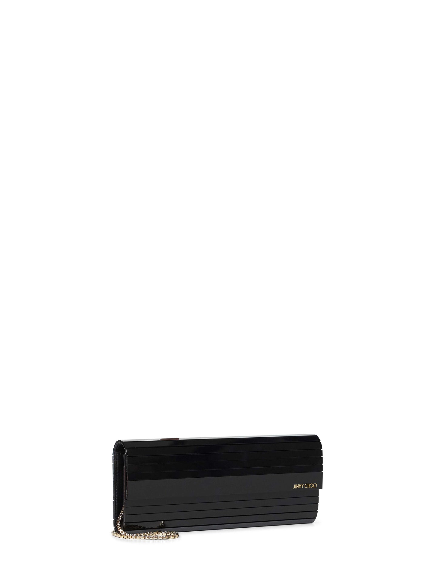 Black Sweetie clutch with shoulder strap