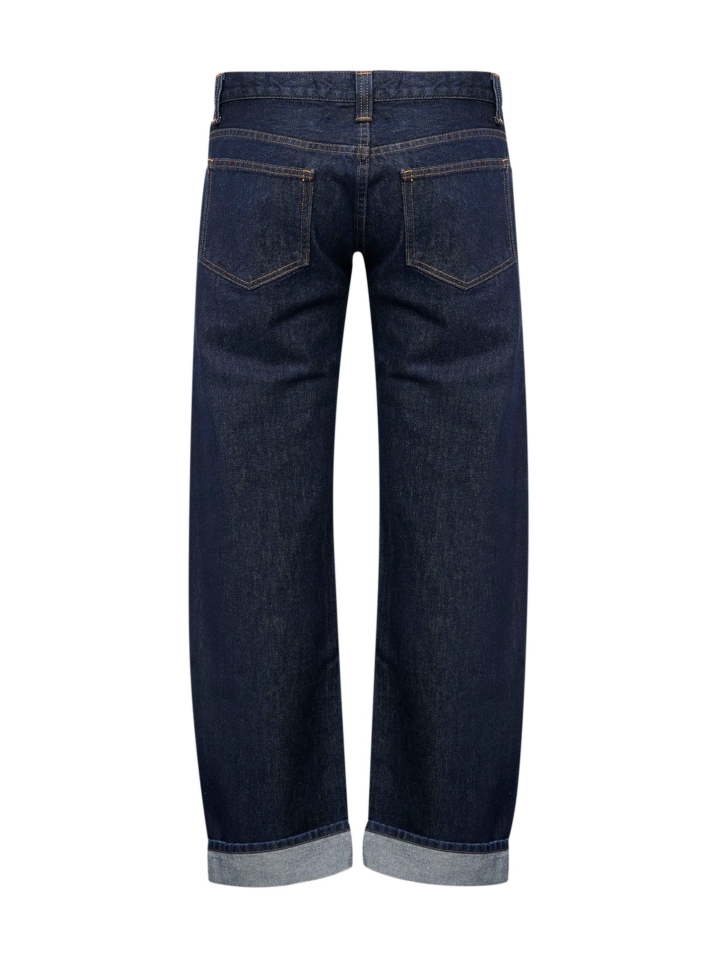 Blue denim Karo low-rise jeans