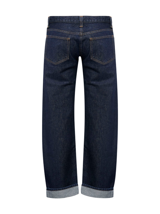 Blue denim Karo low-rise jeans