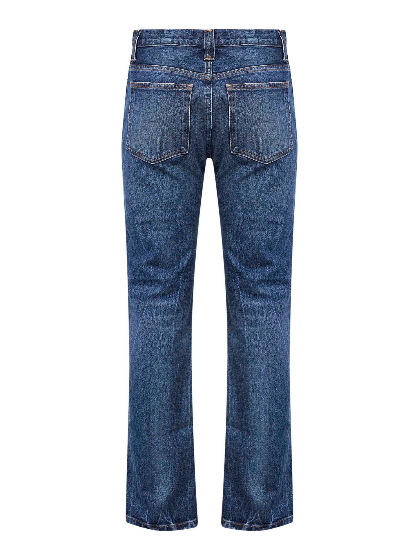 Blue denim Farley straight-leg jeans