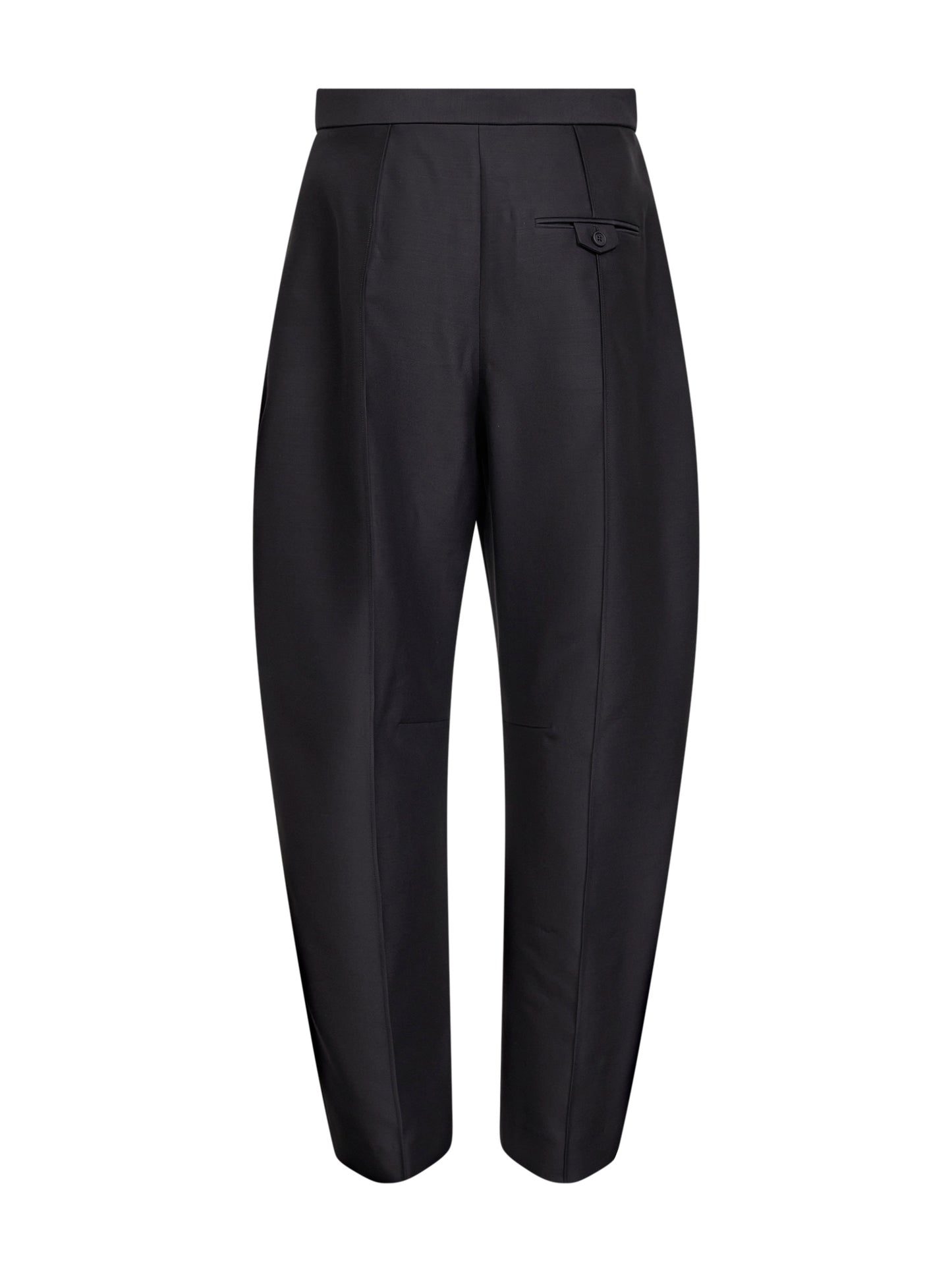 Pantaloni Jude in faille di lana e seta nero