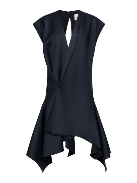 Khaite | Black viscose blend Merith mini dress | Women