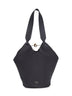 Borsa a mano Mini Lotus Tote nera