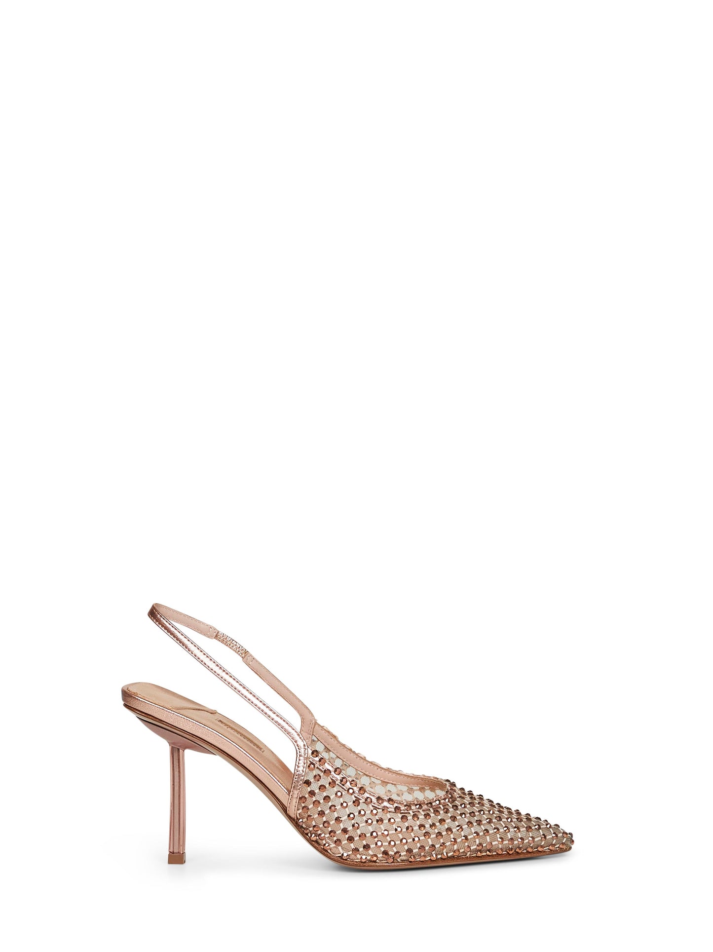Slingback gioiello Gilda 80 mm oro rosa