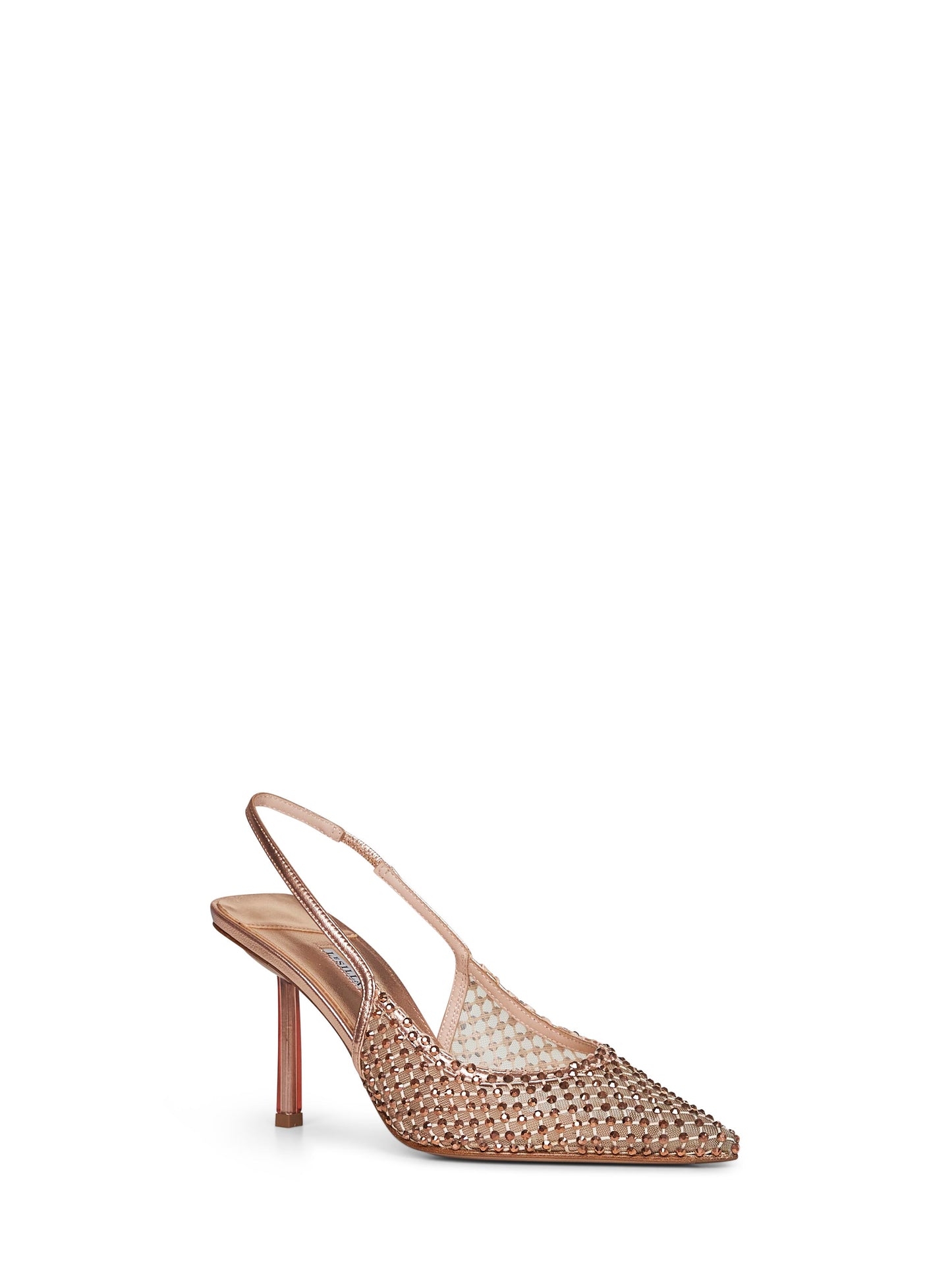 Slingback gioiello Gilda 80 mm oro rosa