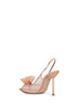 Phard nude mesh Rose 100 slingback pumps