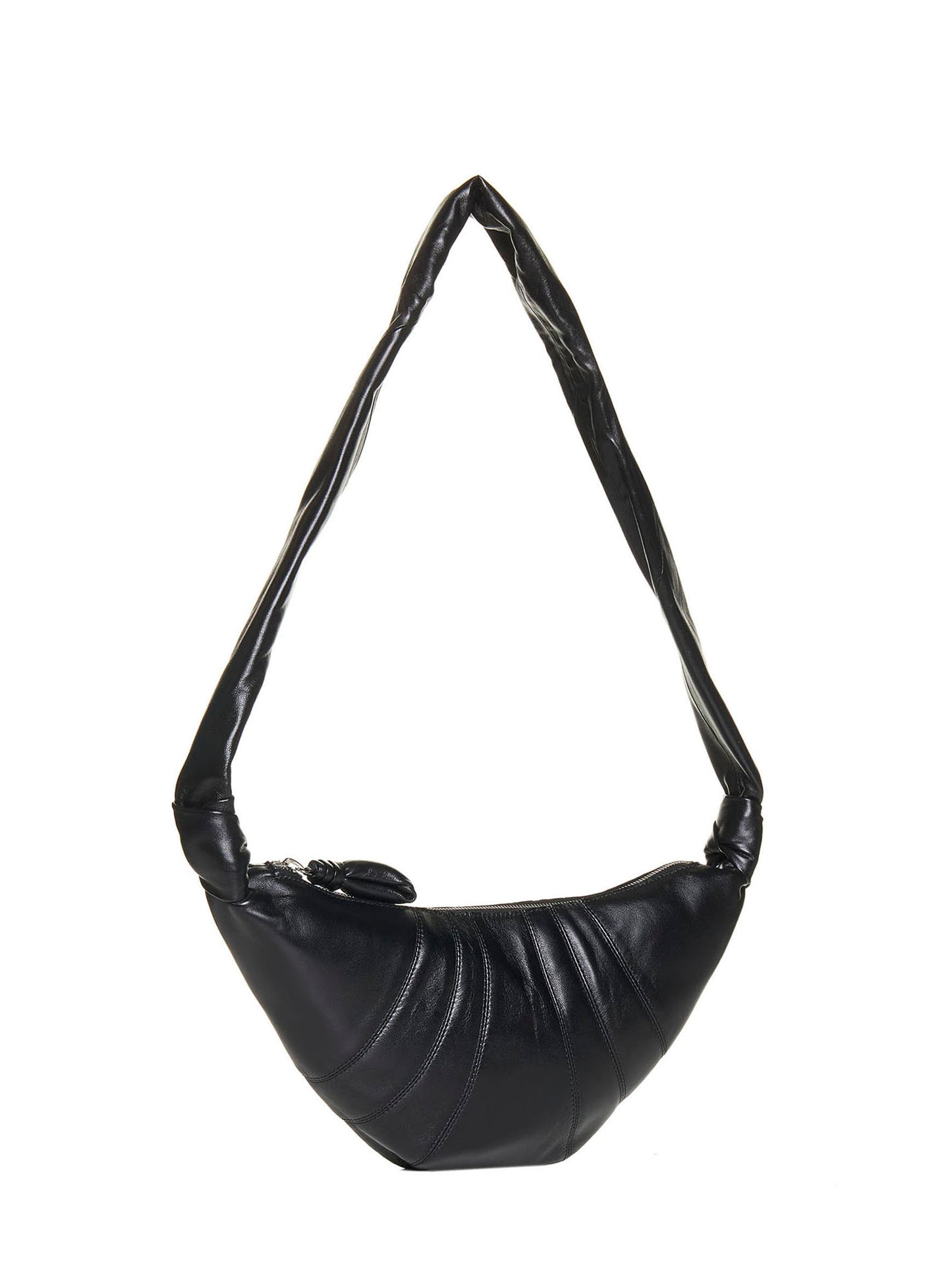 Small Croissant Bag in Coated Cotton