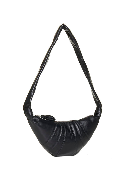 Small Croissant Bag in Coated Cotton