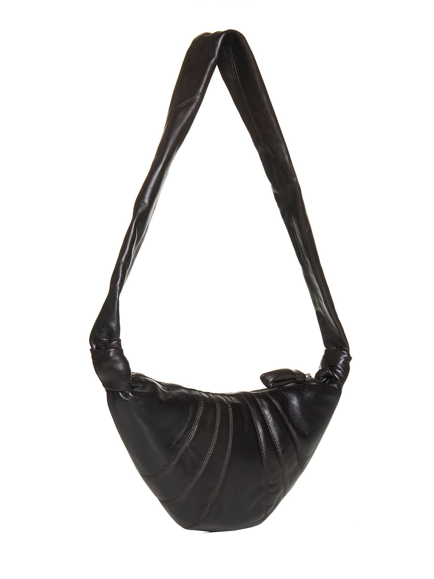 Small Croissant Shoulder Bag in Nappa Leather