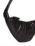 Small Croissant Shoulder Bag in Nappa Leather