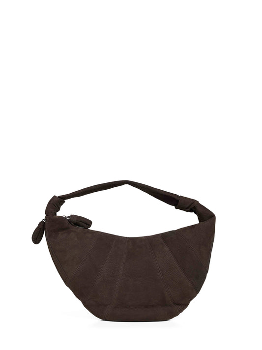 Borsa a spalla Fortune Croissant marrone ebano