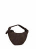 Borsa a spalla Fortune Croissant marrone ebano