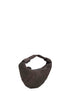 Borsa a spalla Mini Fortune Croissant marrone