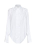 White cotton poplin shirt