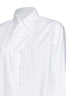White cotton poplin shirt