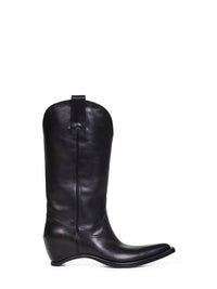 Stivali Western Heel-less neri