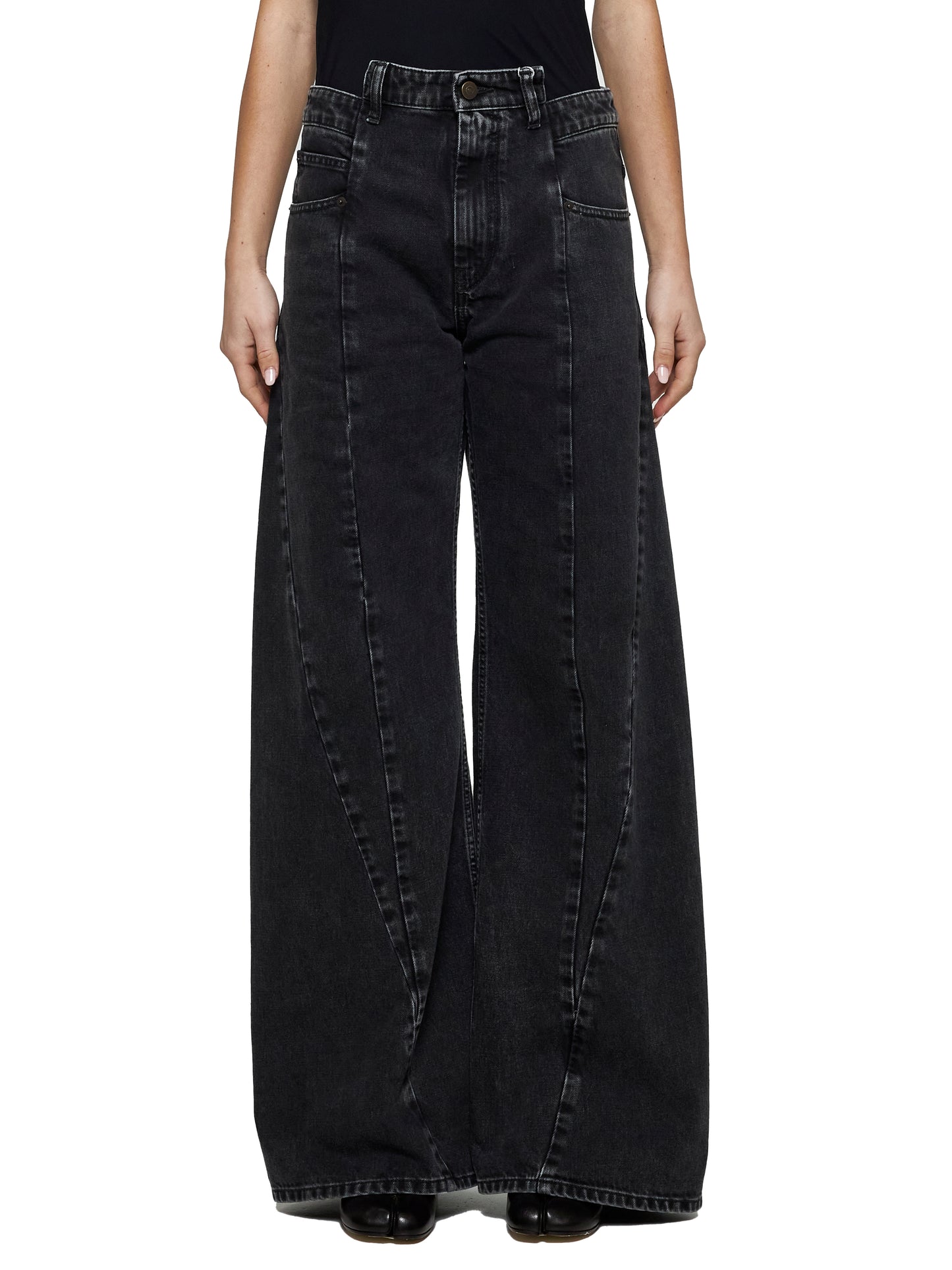 Jeans Decortique Neri