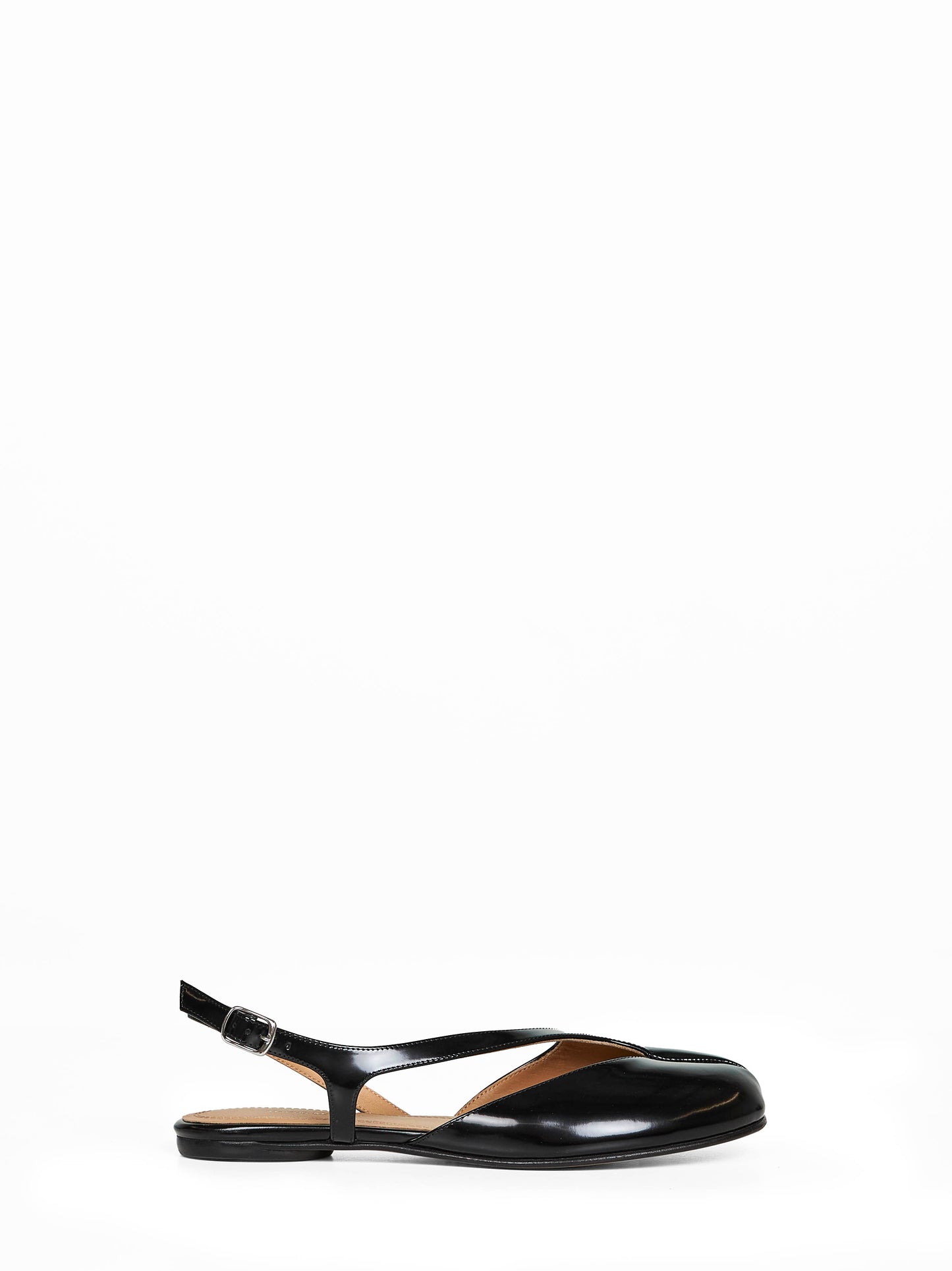 Ballerine Tabi Slingback Sandal nere