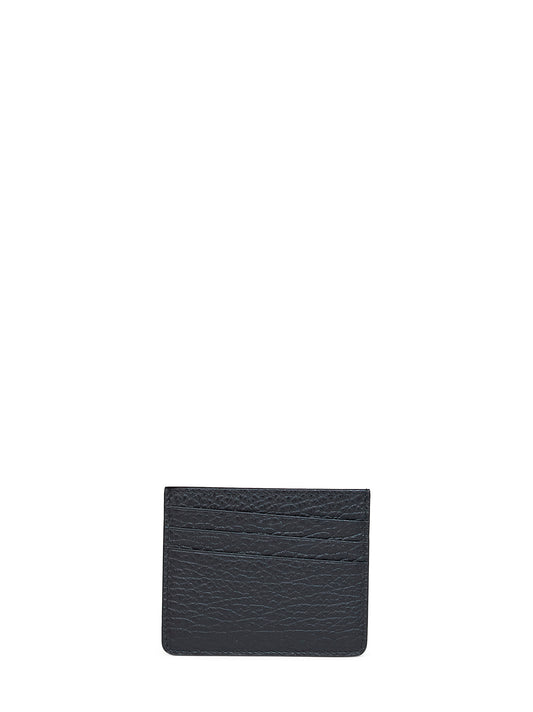 Black Four Stitches card holder