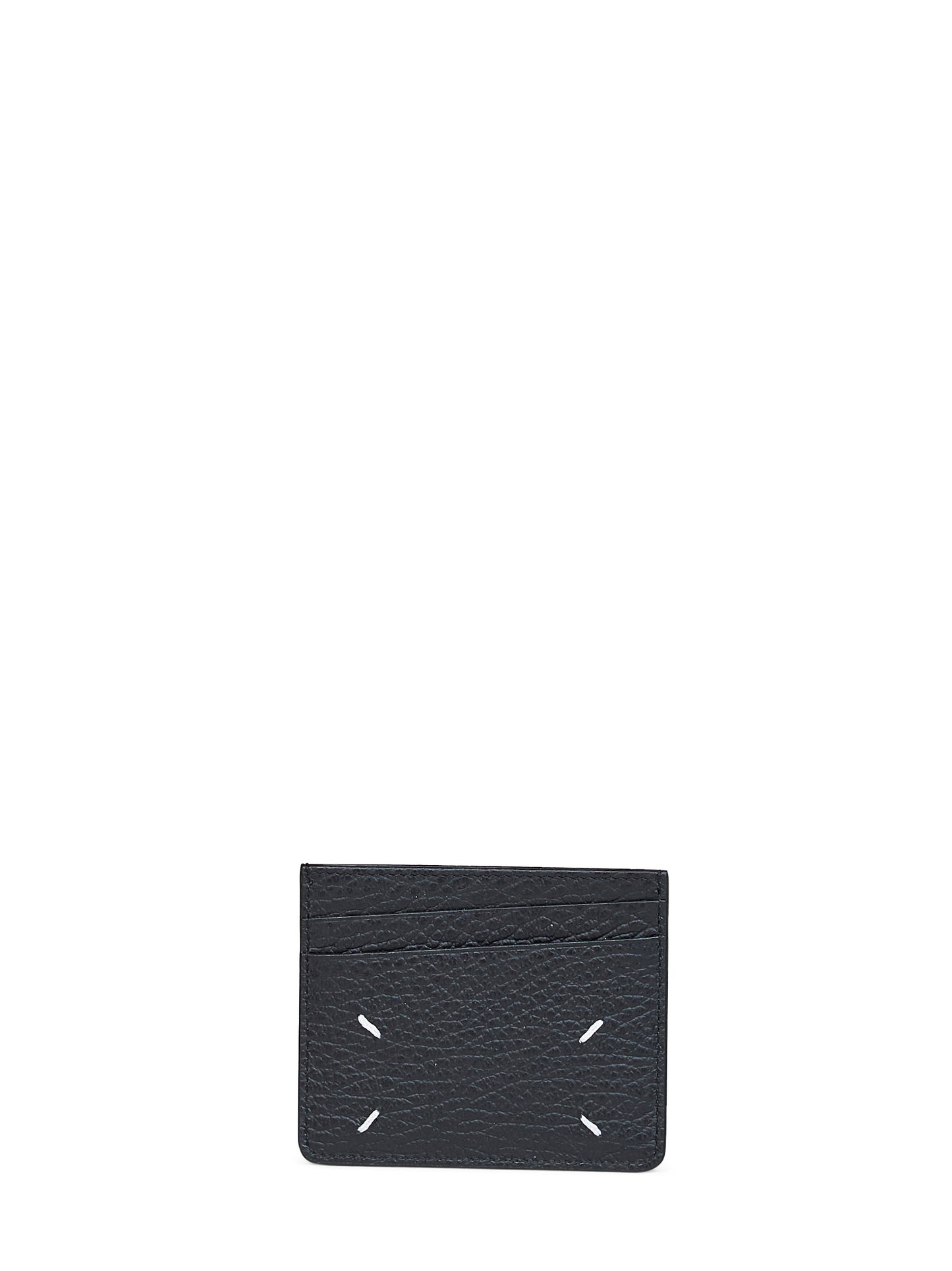 Black Four Stitches card holder