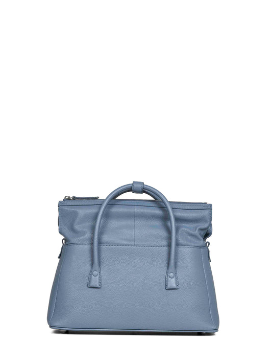 Grey blue 5AC East West Medium handbag
