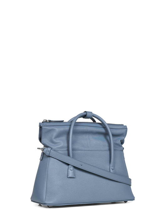 Grey blue 5AC East West Medium handbag