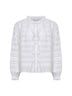 White cotton and lace Peline blouse