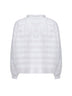 White cotton and lace Peline blouse