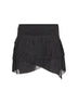 Black voile Dejha mini skirt
