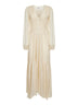 Abito lungo Briane in mussola ecrù<BR/>
