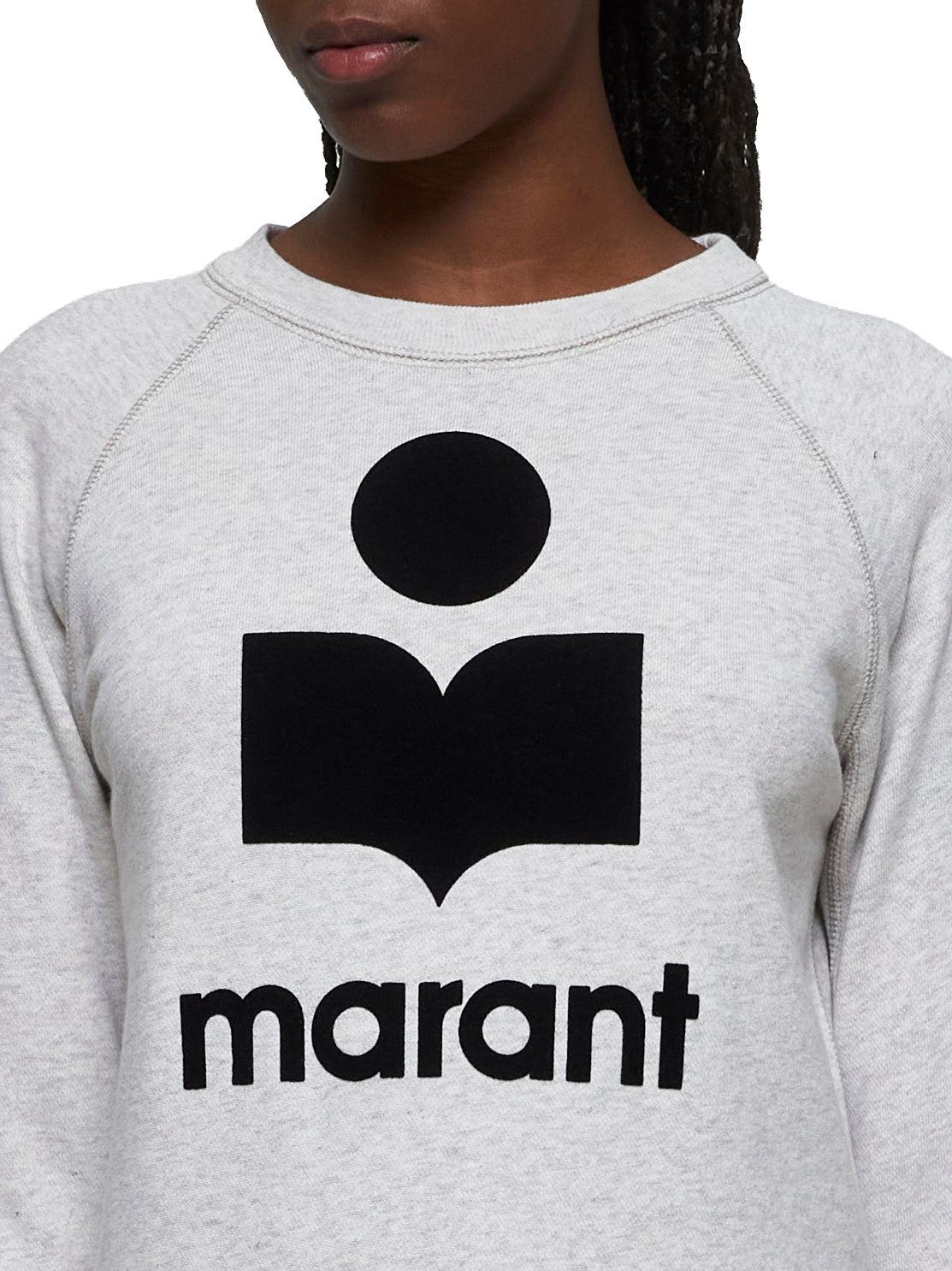 Felpa Millyny ecru con logo