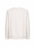 Ecru cotton logo Millyny sweatshirt
