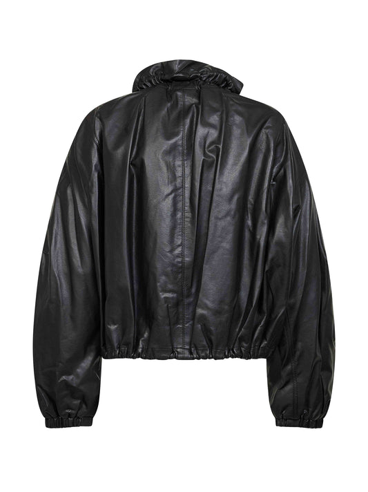 Giacca Neela in similpelle nera