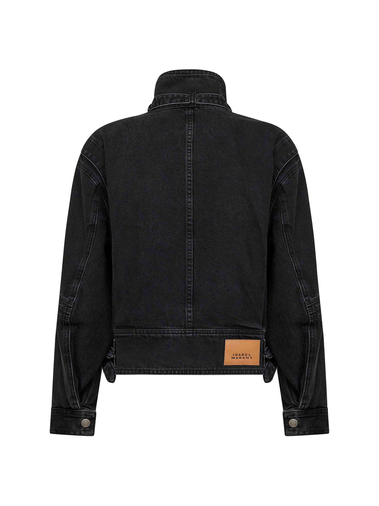 Black faded denim Joseline jacket