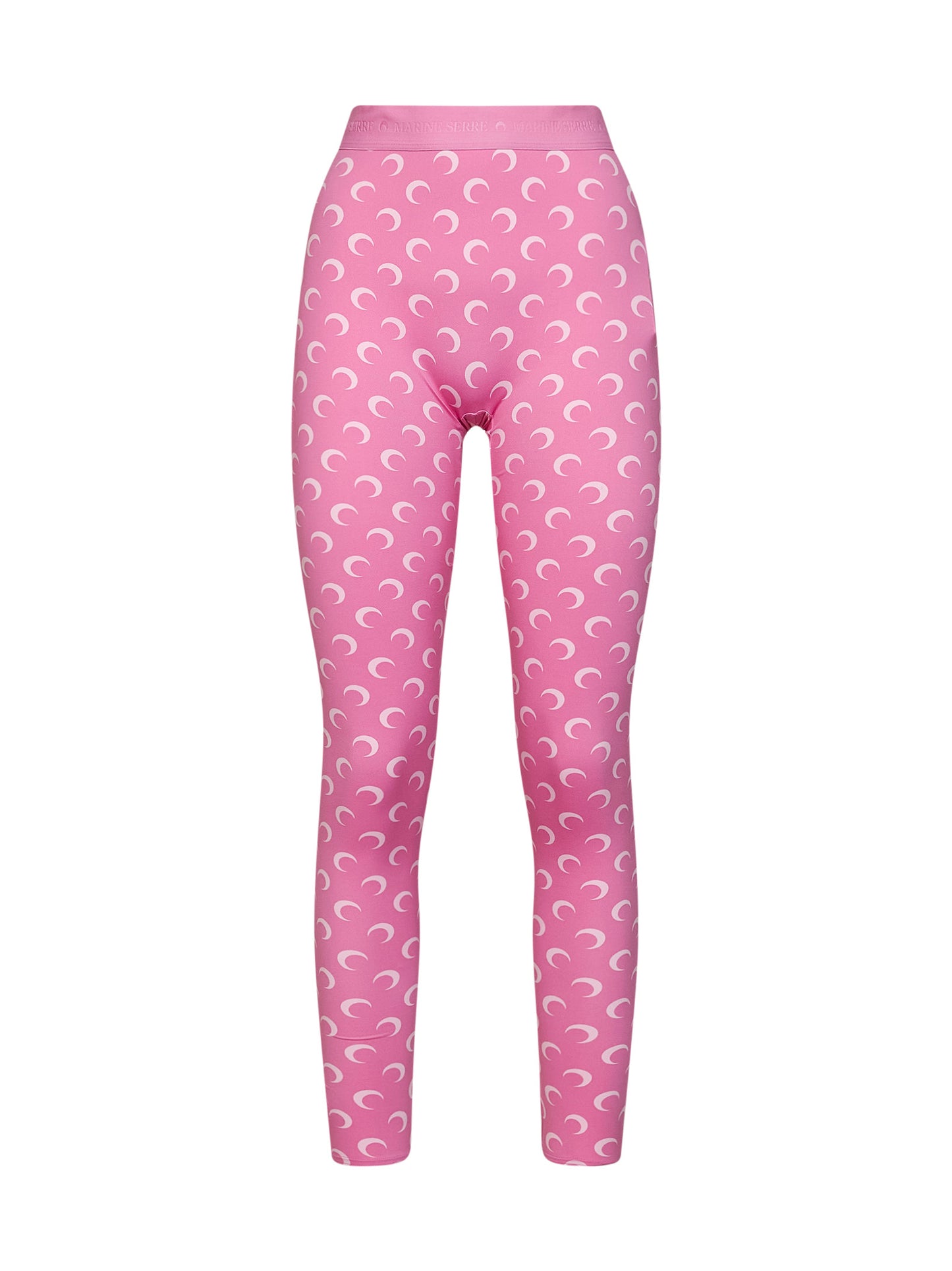 Pink Moon print recycled jersey leggings<BR/>
