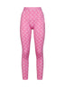 Pink Moon print recycled jersey leggings<BR/>