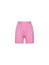 Pink Moon print recycled jersey biker shorts