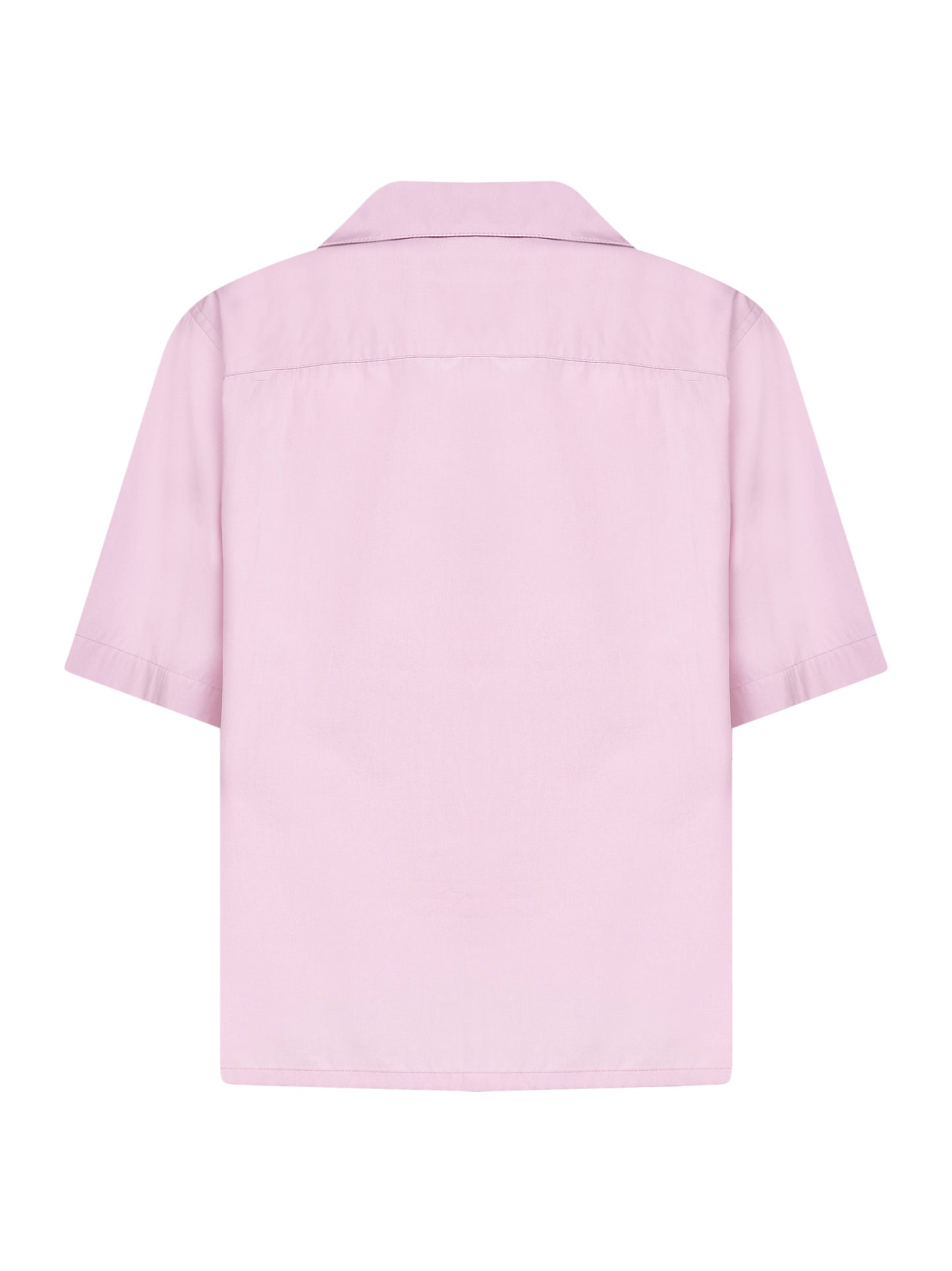 Quartz double poplin logo bowling shirt