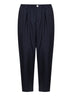 Blue tropical wool cropped trousers
