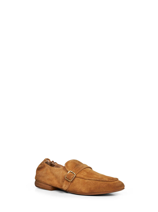 Wood Mandolo suede loafers
