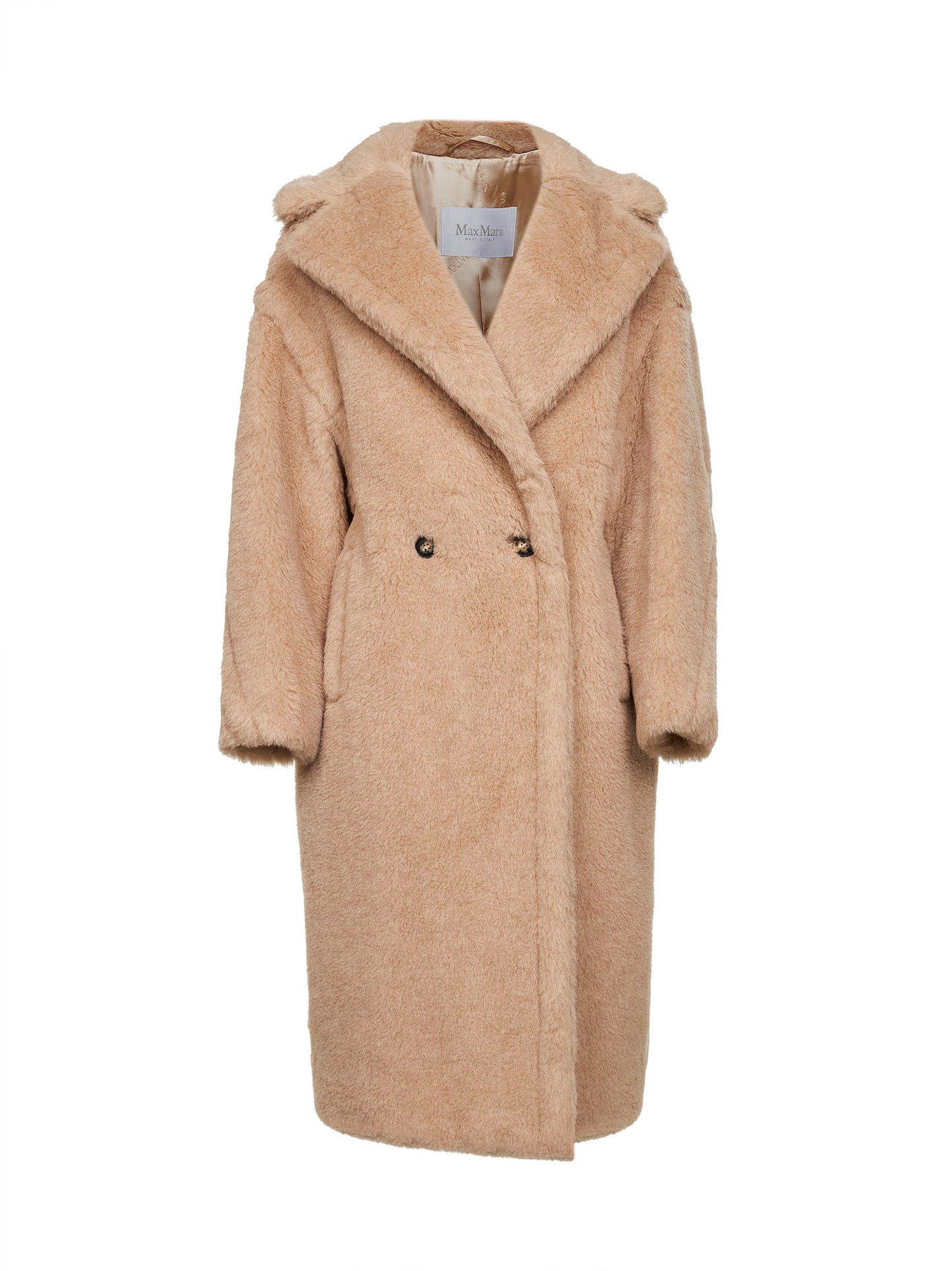Beige TEDGIRL Teddy Bear Icon Coat