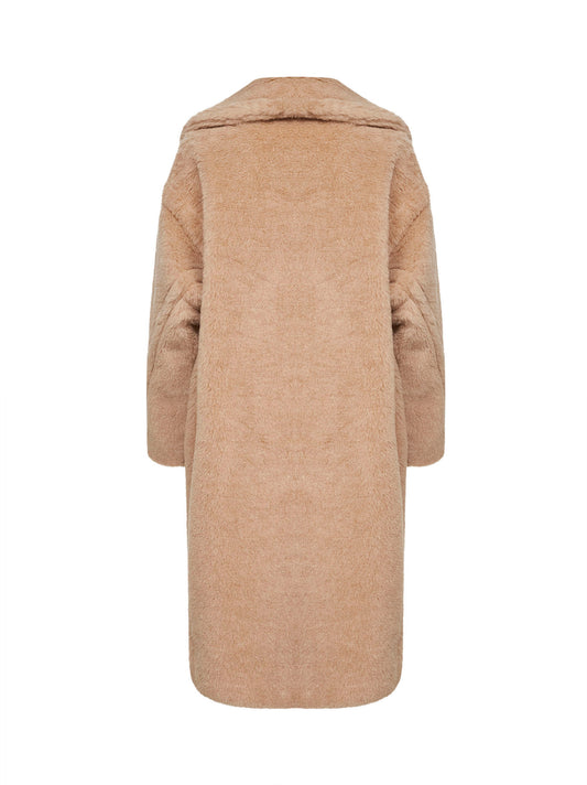 Beige TEDGIRL Teddy Bear Icon Coat