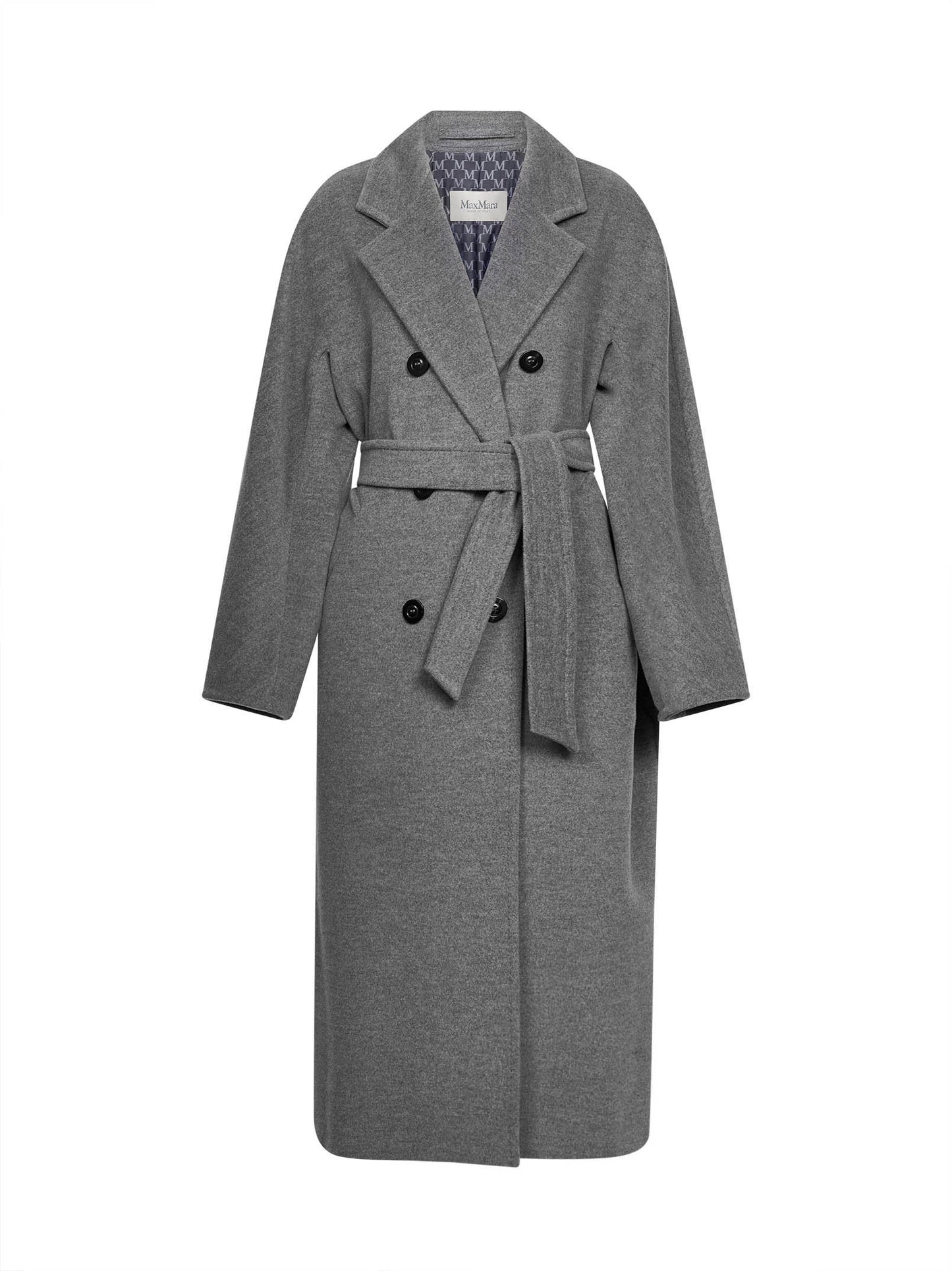Grey MADAME 101801 Icon Coat belted coat