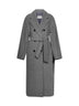 Grey MADAME 101801 Icon Coat belted coat