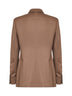 Blazer doppiopetto MXMCUPOLA in twill nocciola