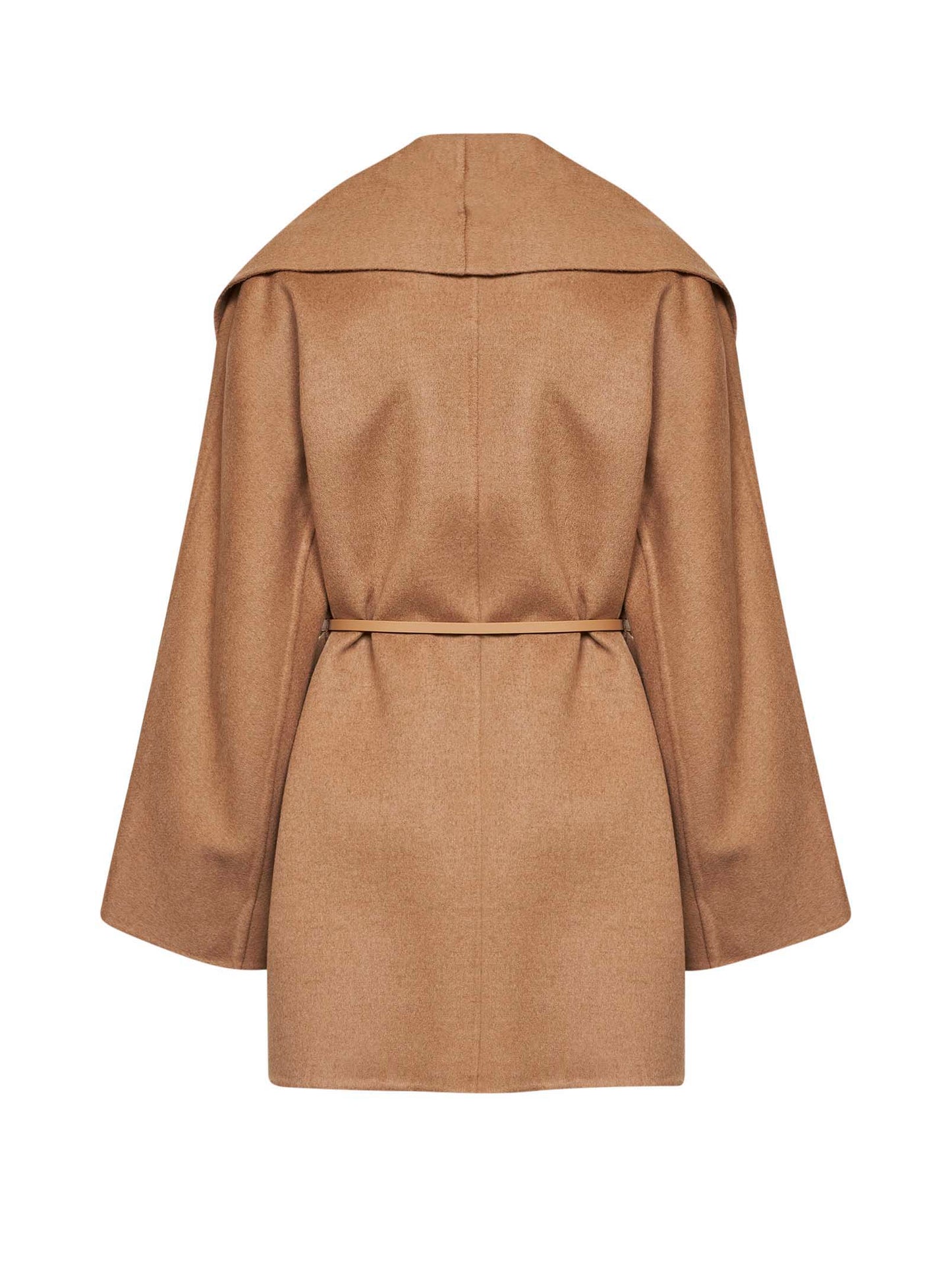 Cappotto cardigan corto MXMABILITA cammello