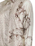 Ivory printed silk twill MXMGRADO shirt