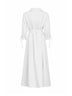 White cotton poplin MXMMIRTO oversized dress