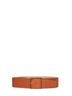 Tan calf leather MXAGINNICO wide belt