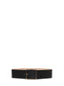 Black calf leather MXAGINNICO wide belt